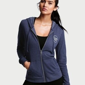 Victoria's Secret Hoodie Jacket Small Navy